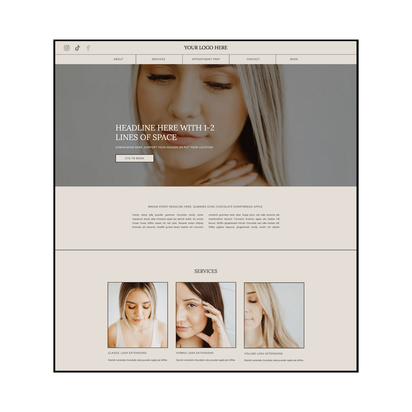 Minimal Beauty Template